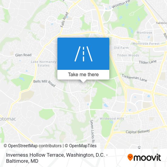 Inverness Hollow Terrace map