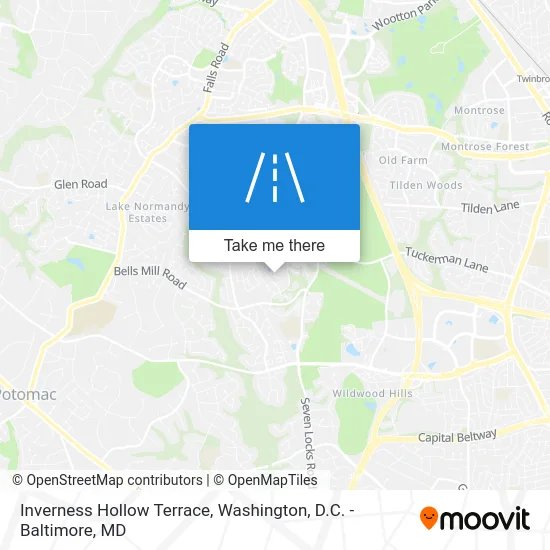 Inverness Hollow Terrace map