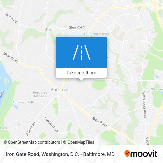 Mapa de Iron Gate Road