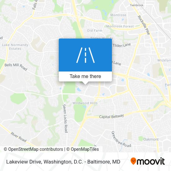 Lakeview Drive map