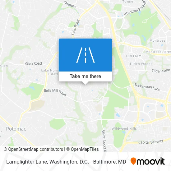 Lamplighter Lane map