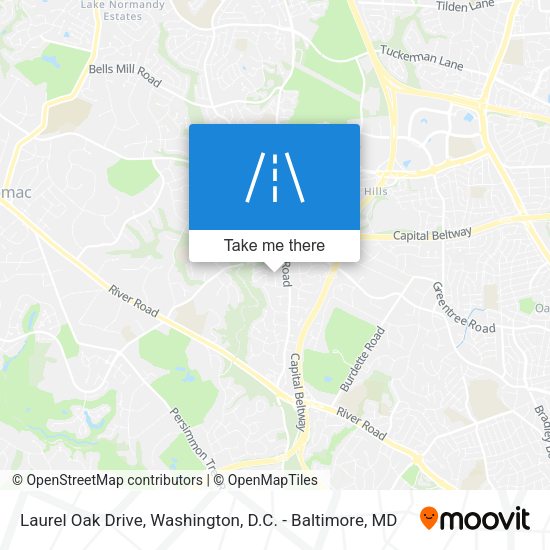 Laurel Oak Drive map