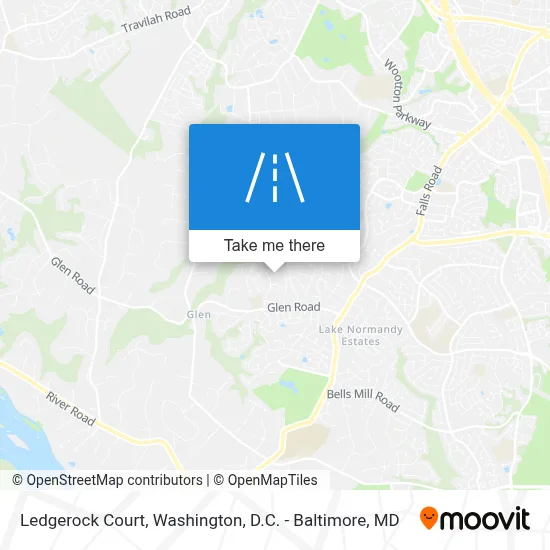 Ledgerock Court map