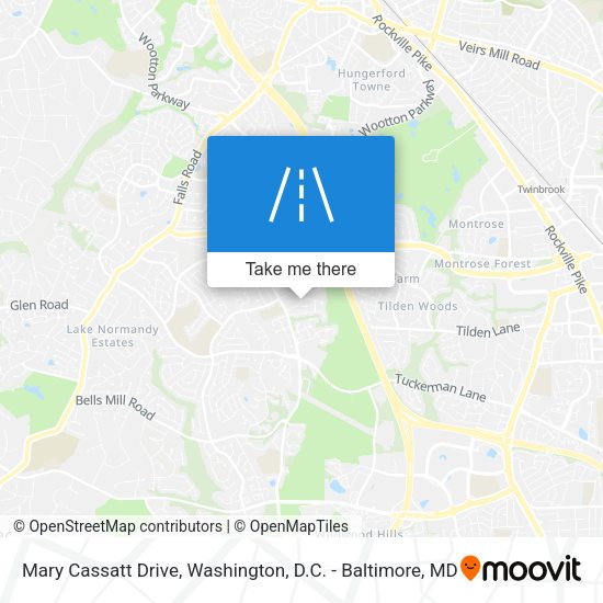 Mary Cassatt Drive map