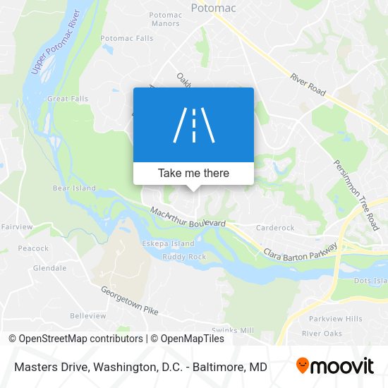 Masters Drive map
