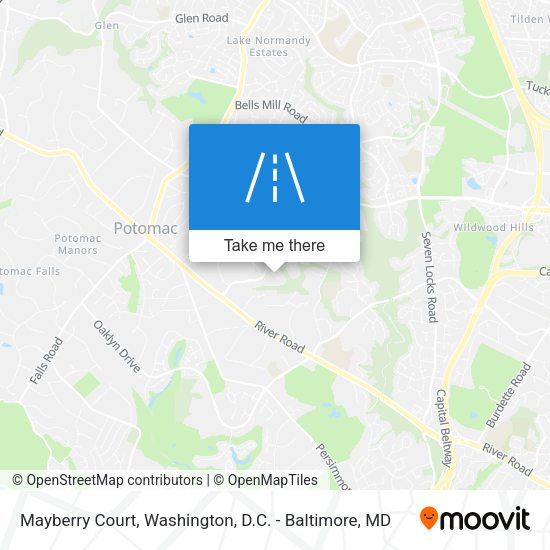 Mayberry Court map