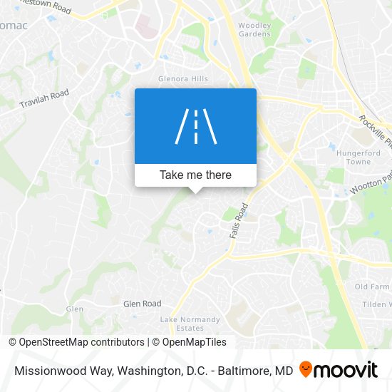Missionwood Way map