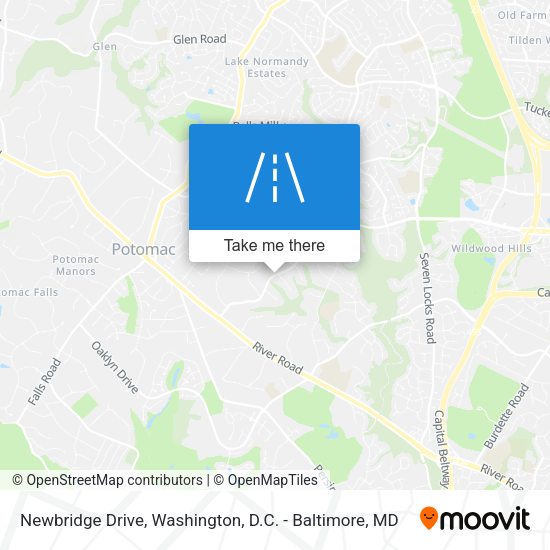 Mapa de Newbridge Drive