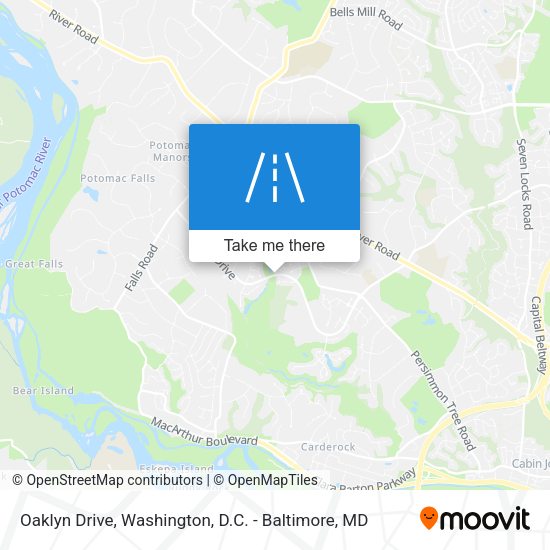Mapa de Oaklyn Drive