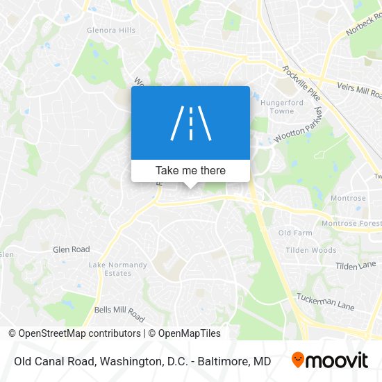 Mapa de Old Canal Road