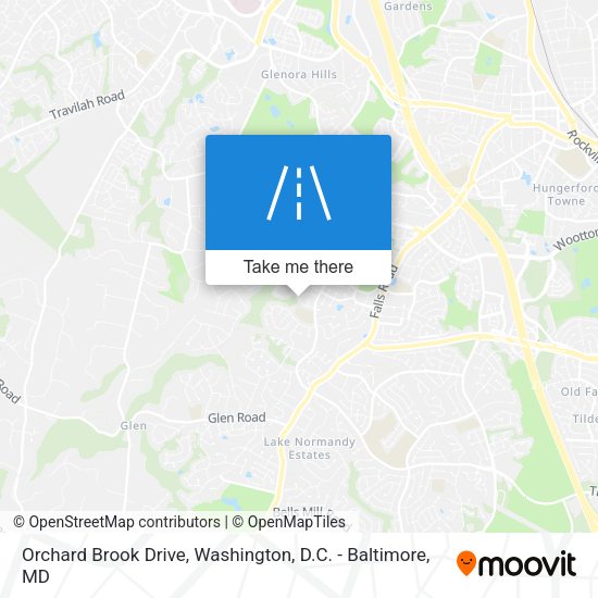 Mapa de Orchard Brook Drive