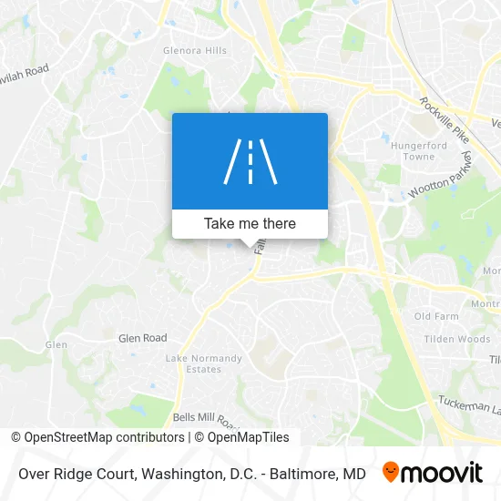 Over Ridge Court map