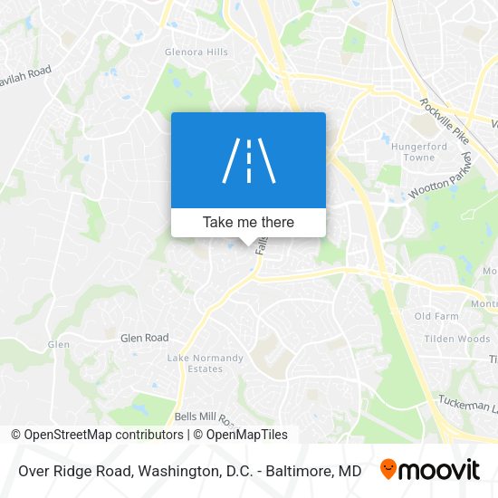 Over Ridge Road map
