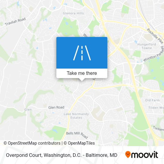 Overpond Court map
