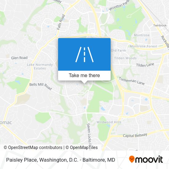 Paisley Place map