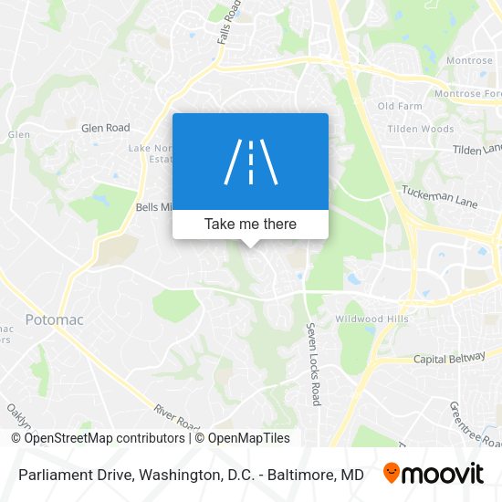 Parliament Drive map