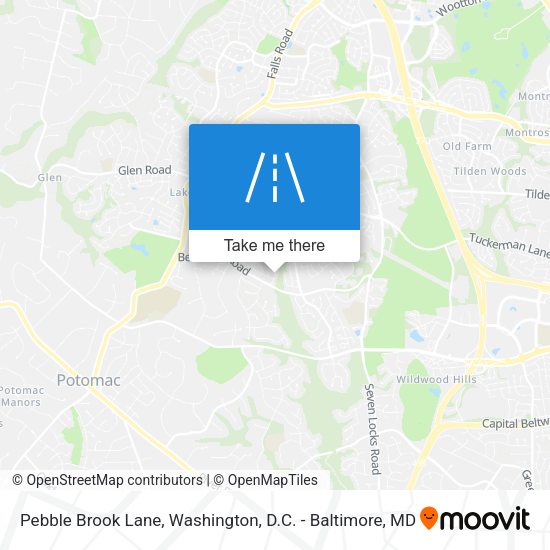 Mapa de Pebble Brook Lane