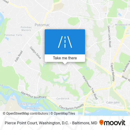 Pierce Point Court map