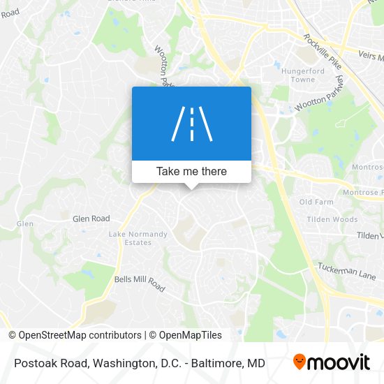 Mapa de Postoak Road