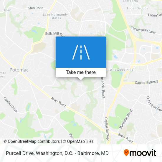 Purcell Drive map