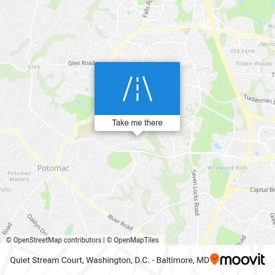 Quiet Stream Court map