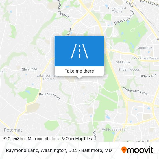 Raymond Lane map