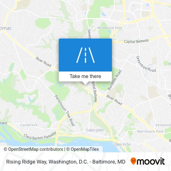 Mapa de Rising Ridge Way