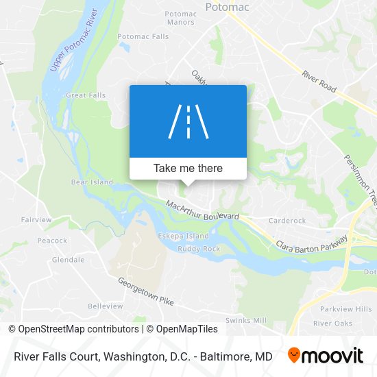 River Falls Court map