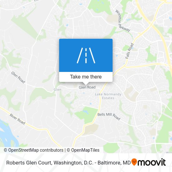 Roberts Glen Court map