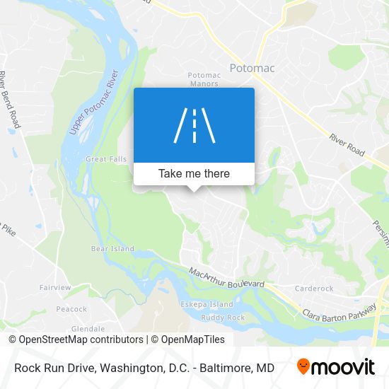 Rock Run Drive map