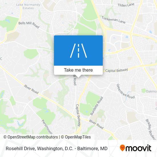 Rosehill Drive map