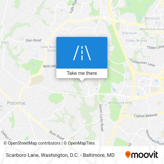 Scarboro Lane map