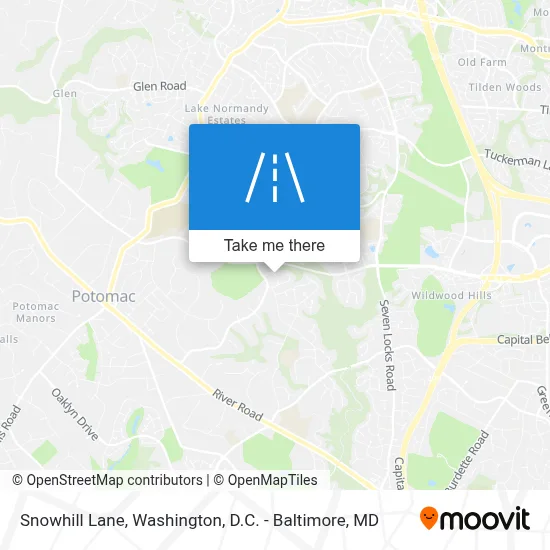 Snowhill Lane map