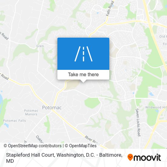 Stapleford Hall Court map