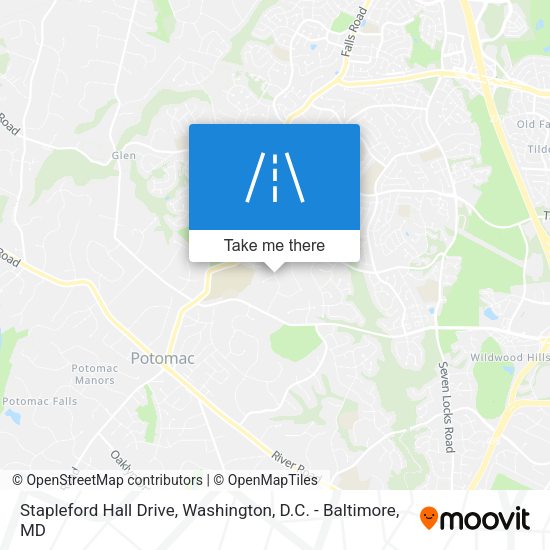 Mapa de Stapleford Hall Drive