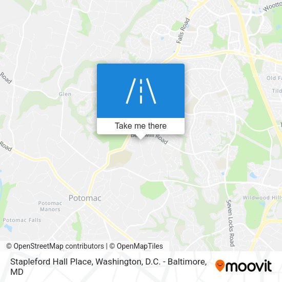 Stapleford Hall Place map