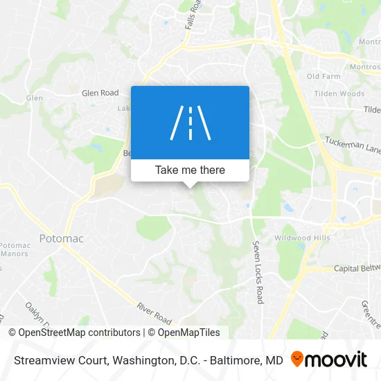 Streamview Court map