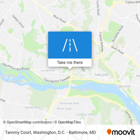 Mapa de Tammy Court