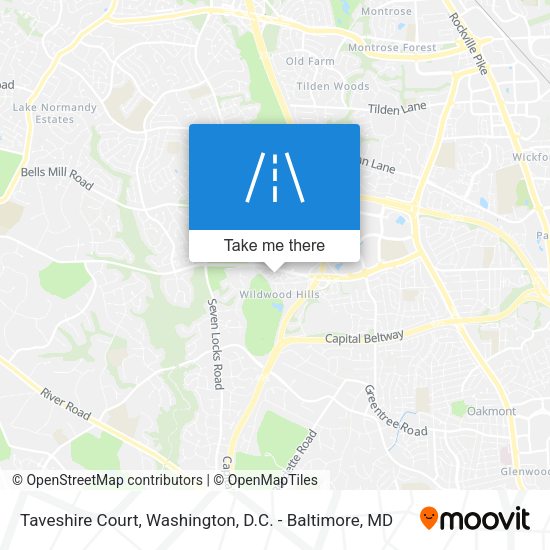 Taveshire Court map