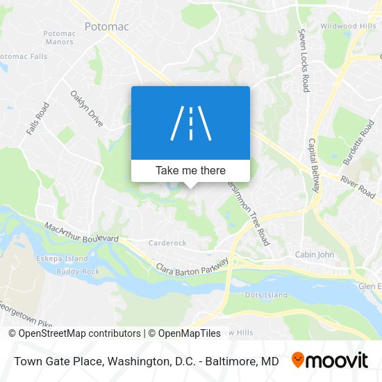 Mapa de Town Gate Place