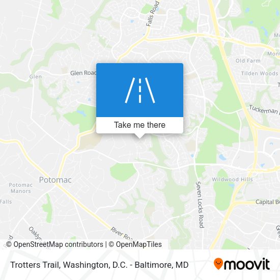 Trotters Trail map
