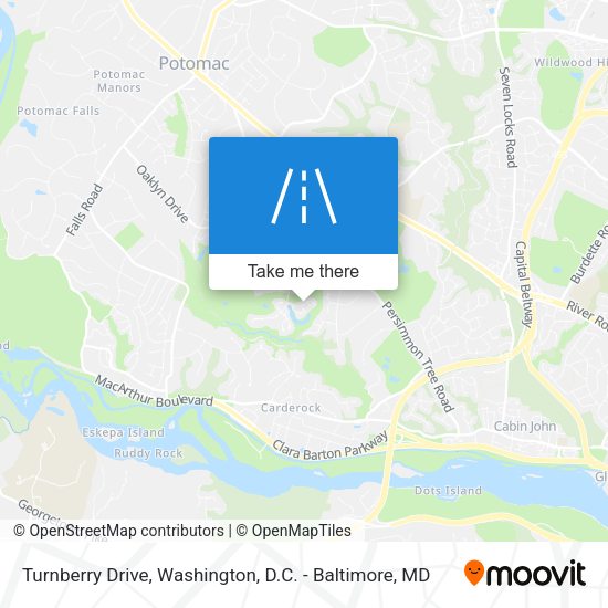 Mapa de Turnberry Drive