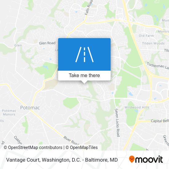 Vantage Court map