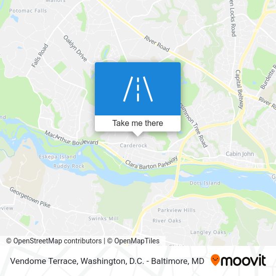 Vendome Terrace map