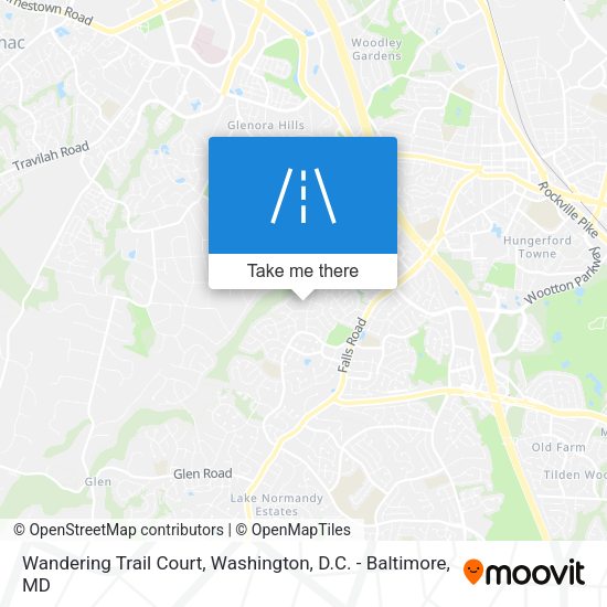 Wandering Trail Court map