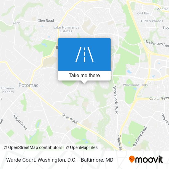 Warde Court map