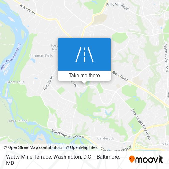 Watts Mine Terrace map