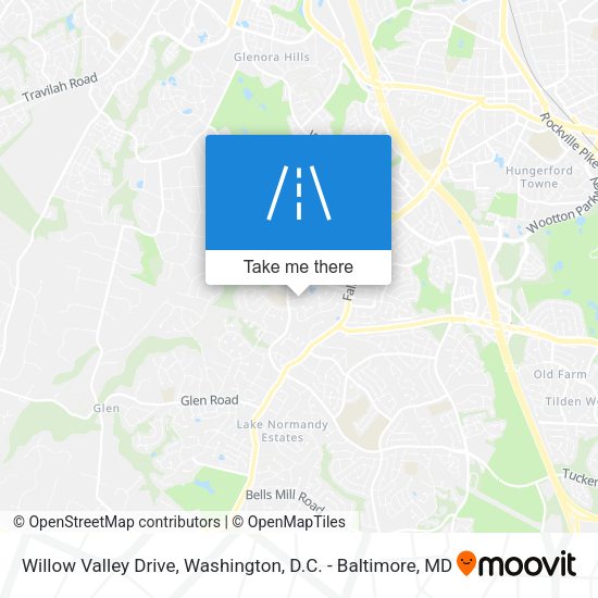 Willow Valley Drive map