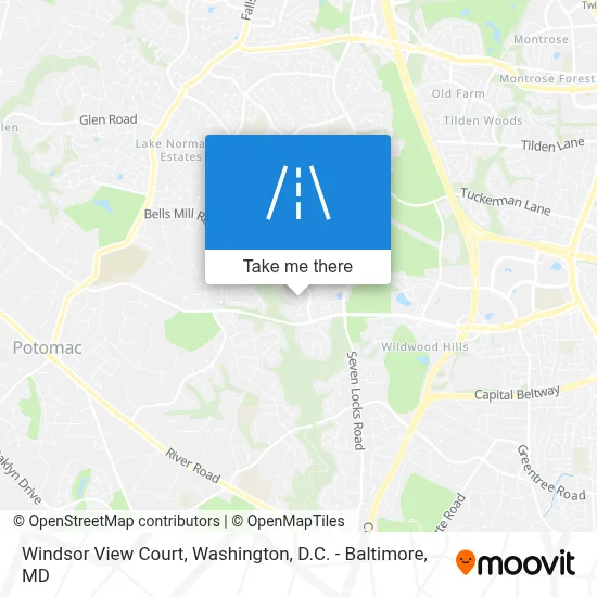 Windsor View Court map