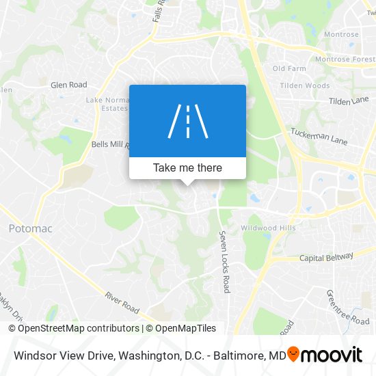 Windsor View Drive map